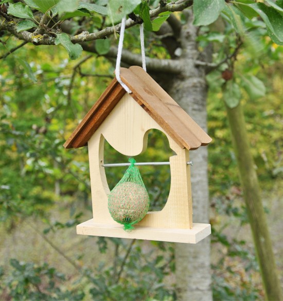 mangeoire boule de graisse oiseau / pic décoratif pour le jardin